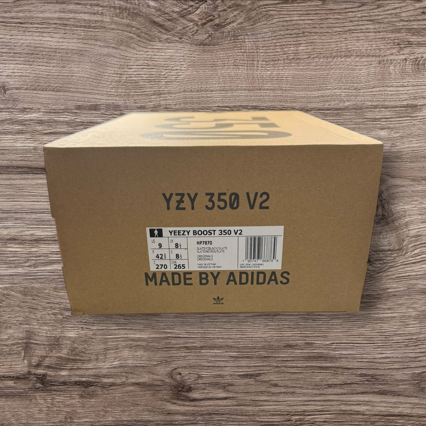 Adidas Yeezy 350 V2 Slate Size 9 (HP7870)