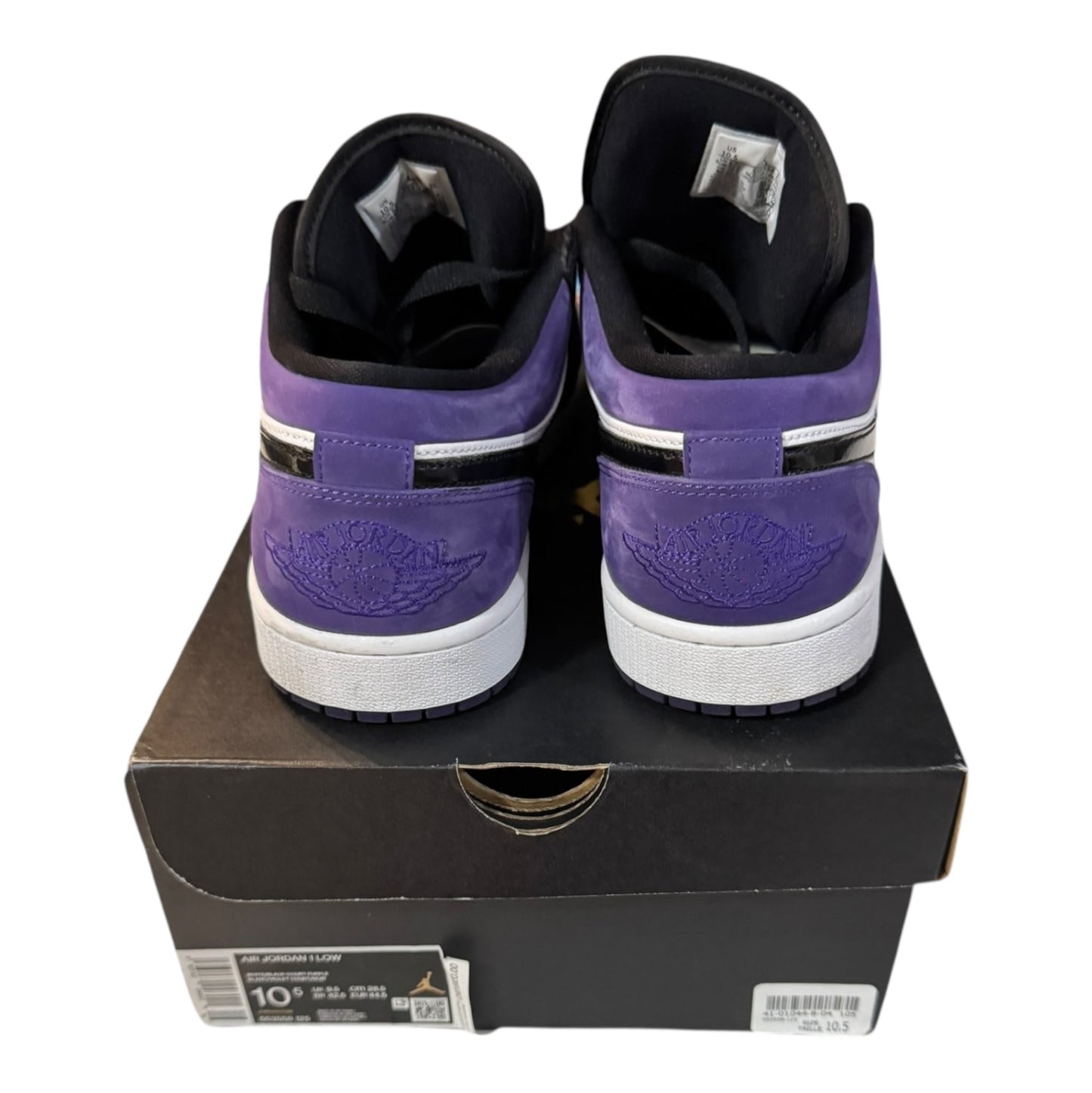 Jordan 1 Low Court Purple Size 10.5 (553558 125)