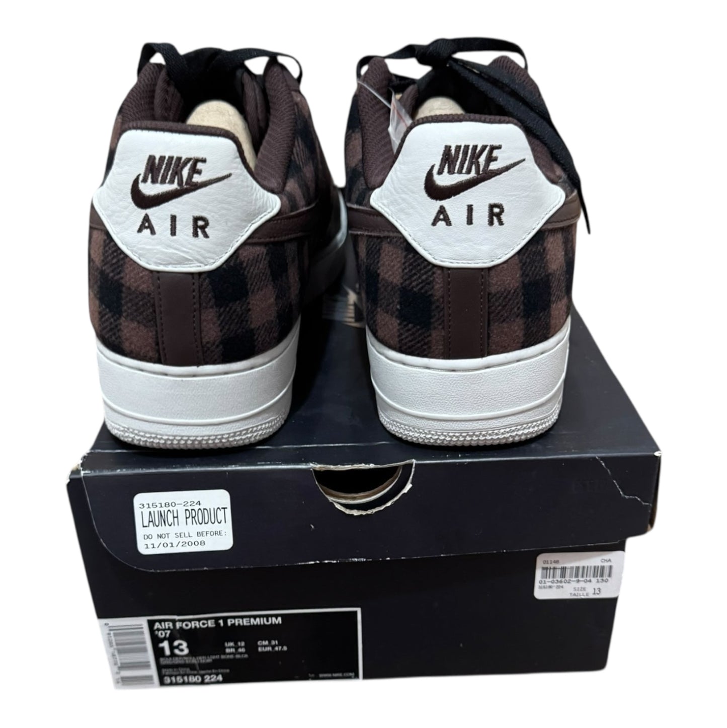 DS Air Force 1 Boulder Brown Size 13 (315180 224)