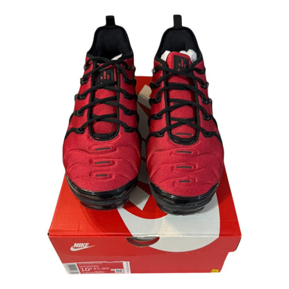 Nike Vapormax Plus University Red Black Size 10.5 (CU4863 600)