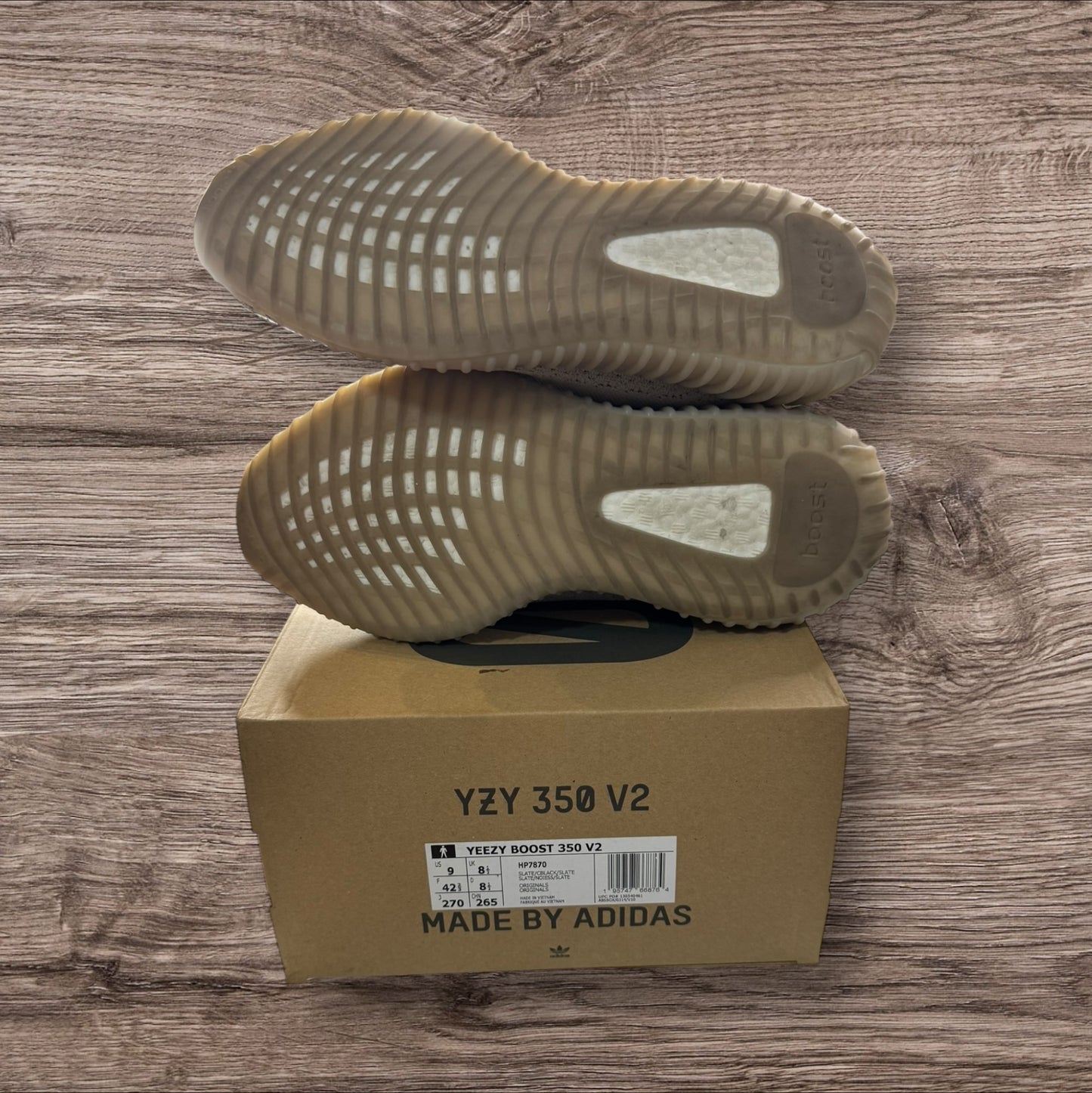 Adidas Yeezy 350 V2 Slate Size 9 (HP7870)