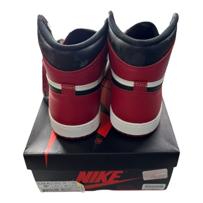 DS Jordan 1 Bred Toe Size 9.5 (555088-610)