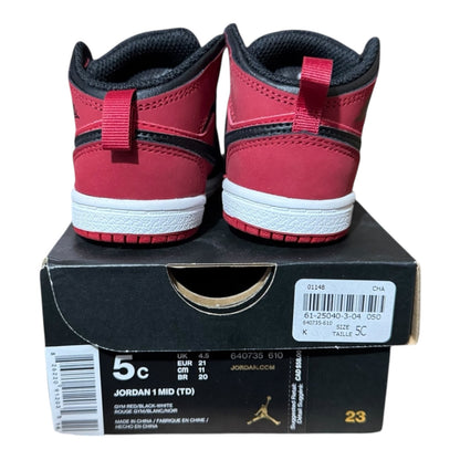 DS Infant Jordan 1 Mid Bred Size 5C (640735 610)