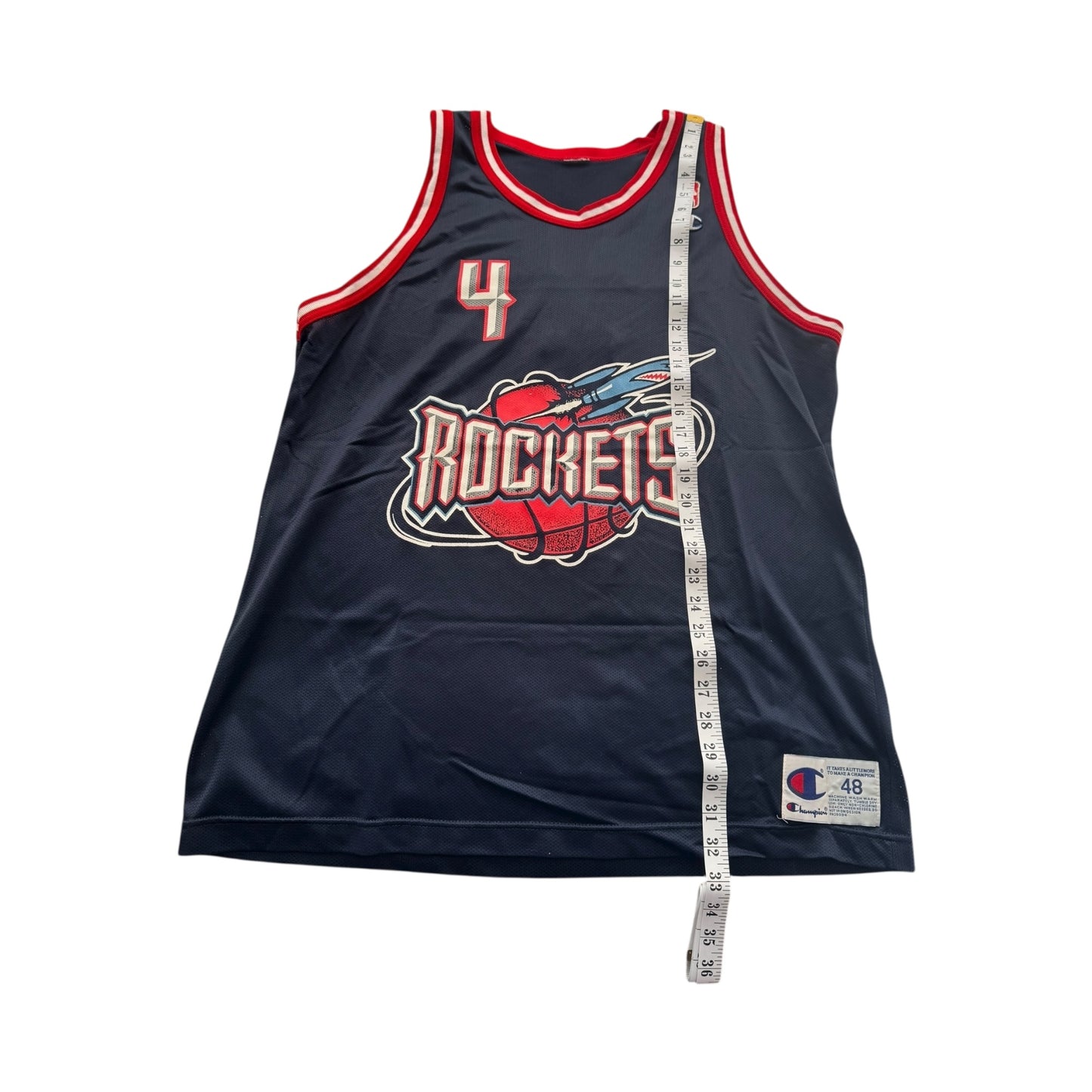 Champion Charles Barkley Rockets Jersey Size Large (48)