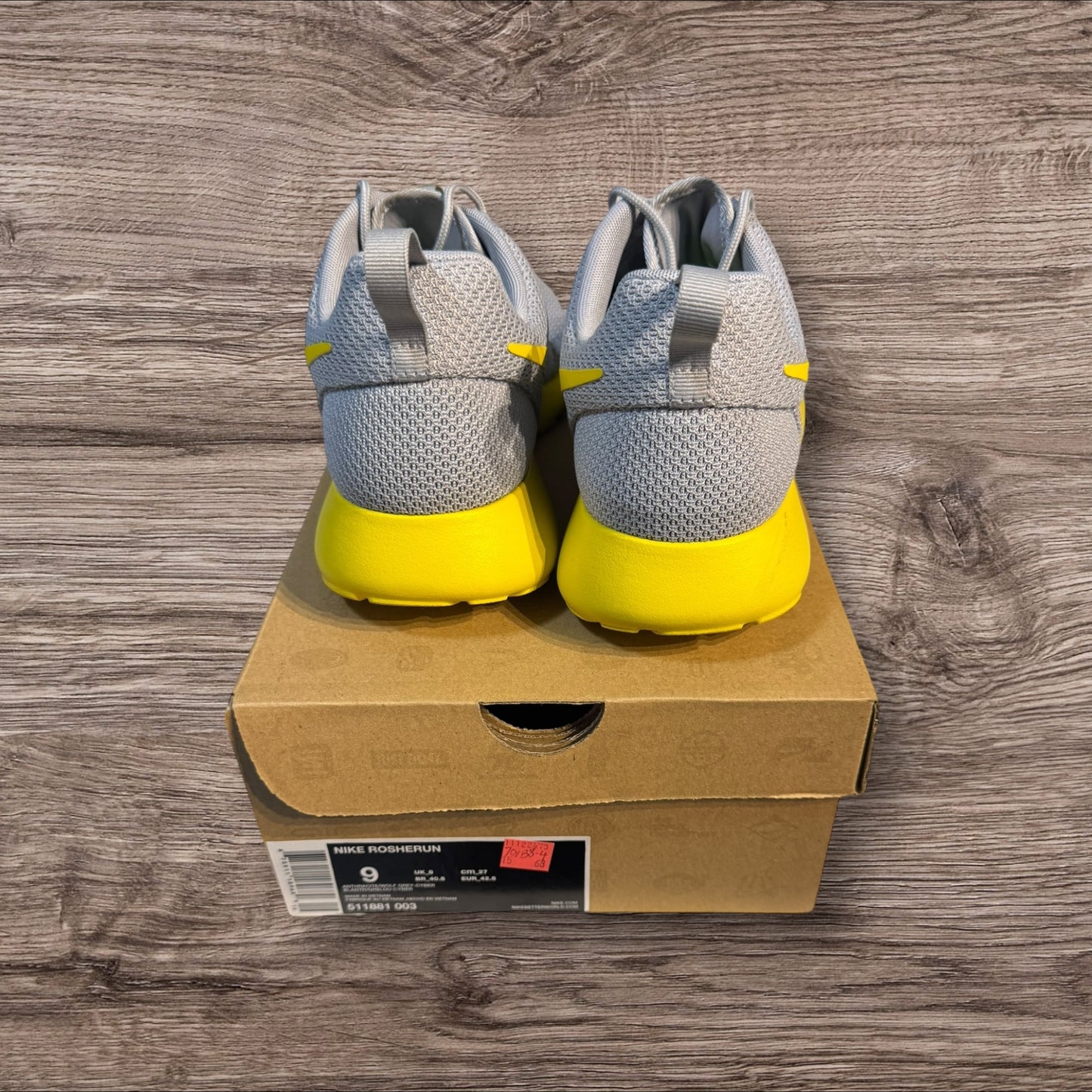 Nike Rosherun Anthracite Size 9 (511881 003)