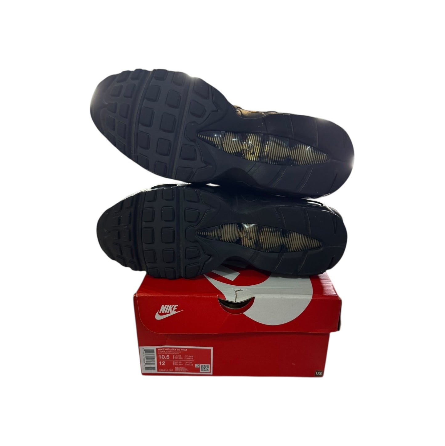 Nike Air Max 95 Metallic Gold Size 10.5 (538416-007)