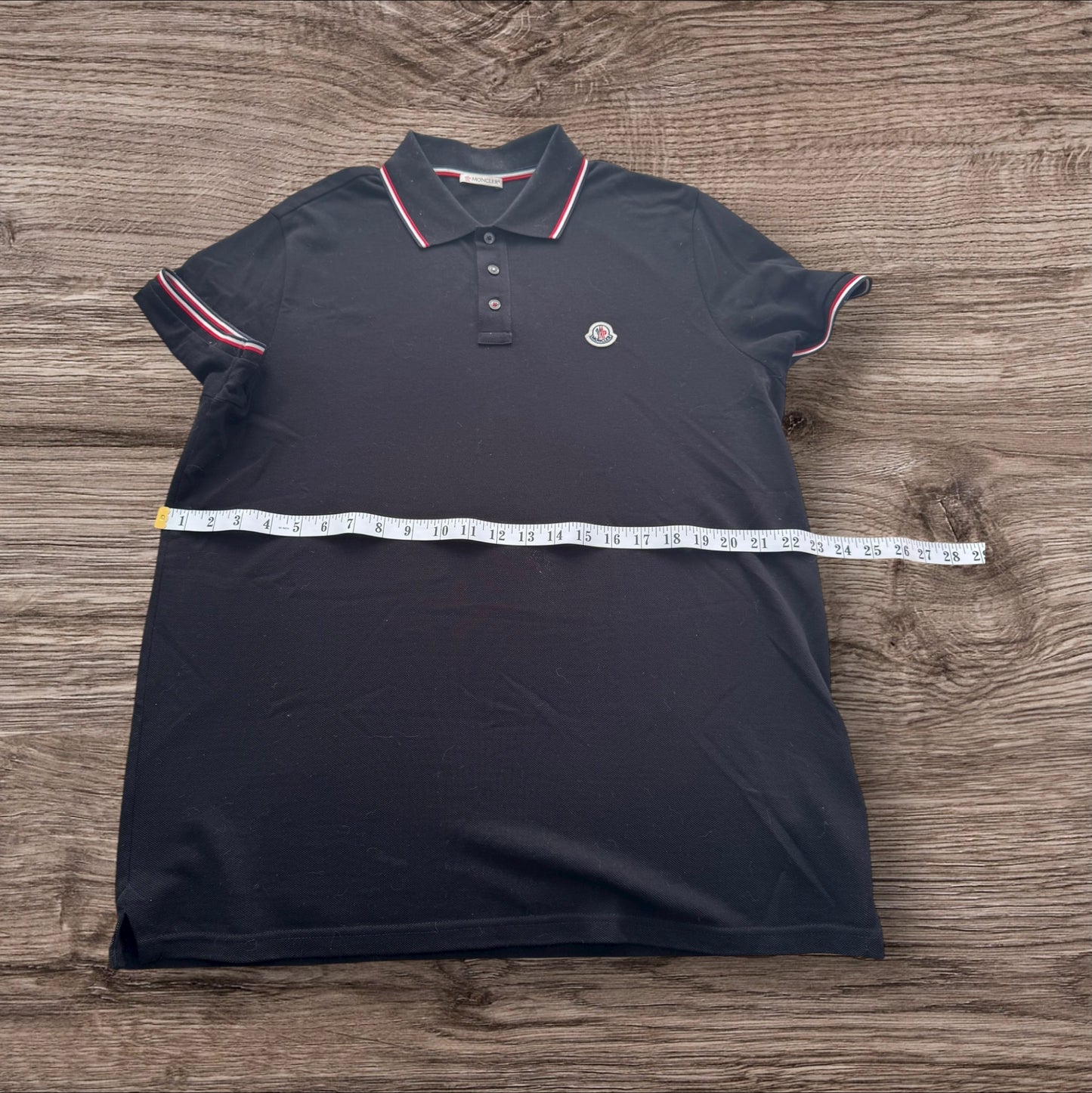 Moncler Black Polo Shirt