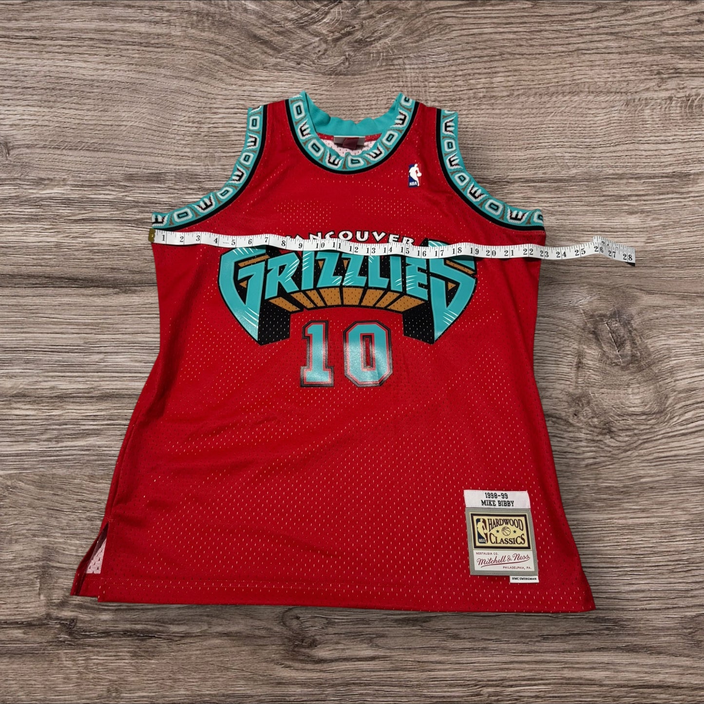 Mitchell & Ness Vancouver Grizzlies Mike Bibby Jersey Size Large