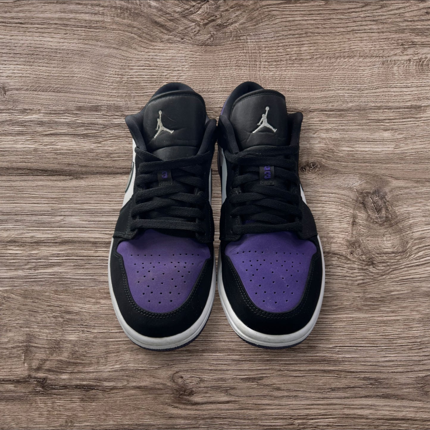 Jordan 1 Low Court Purple Size 10 (553558-125)