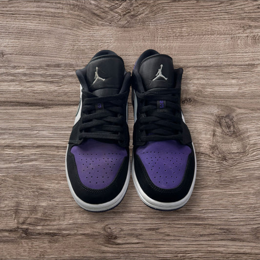 Jordan 1 Low Court Purple Size 10 (553558-125)