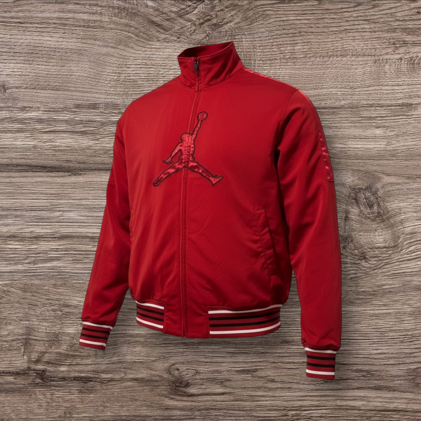 Jordan Red Track Jacket Size Large