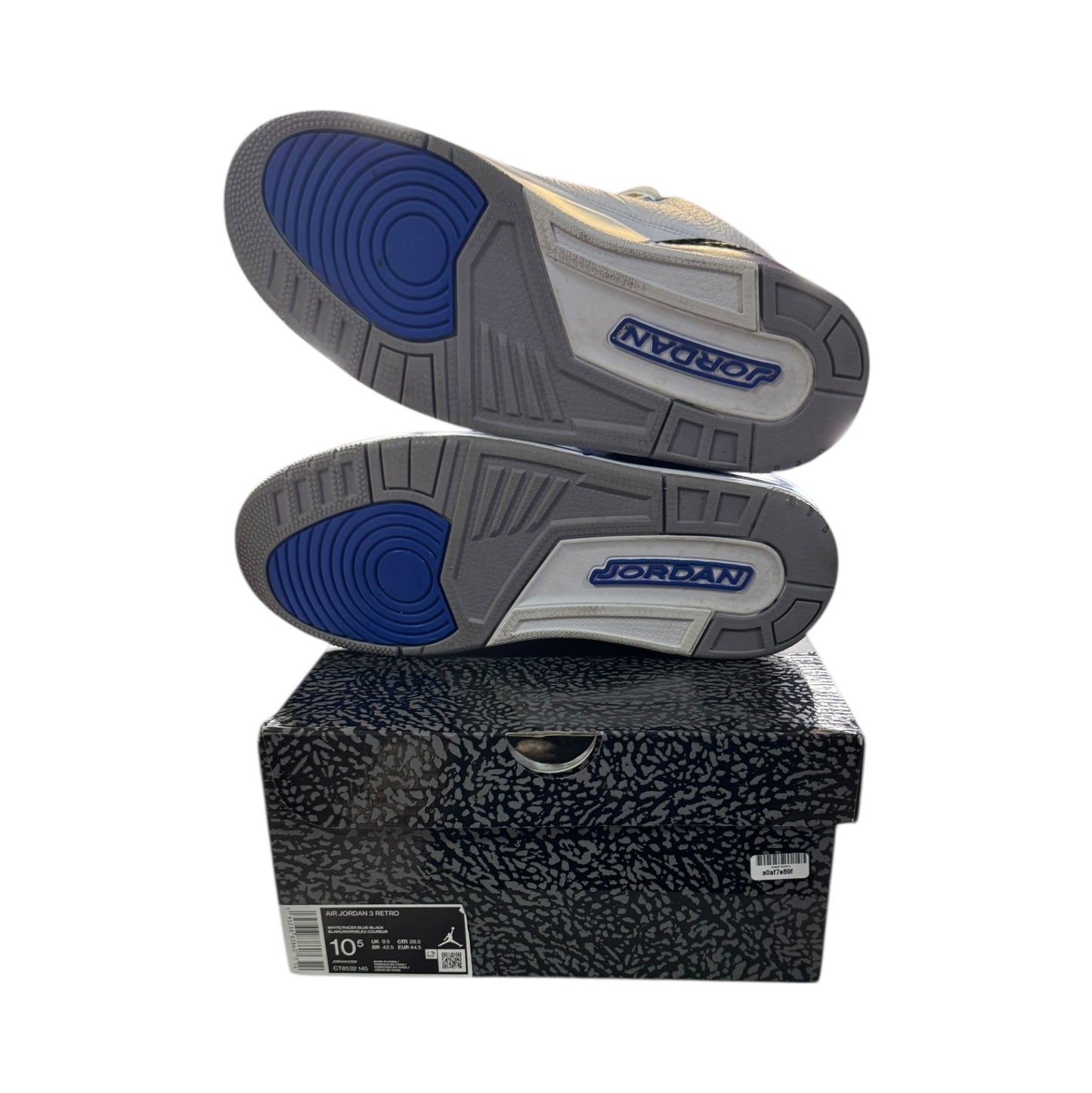 Jordan 3 Racer Blue Size 10.5 (CT8532 145)