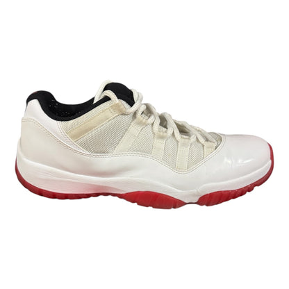 Jordan 11 Low White Red Size 9.5 (528895-101)