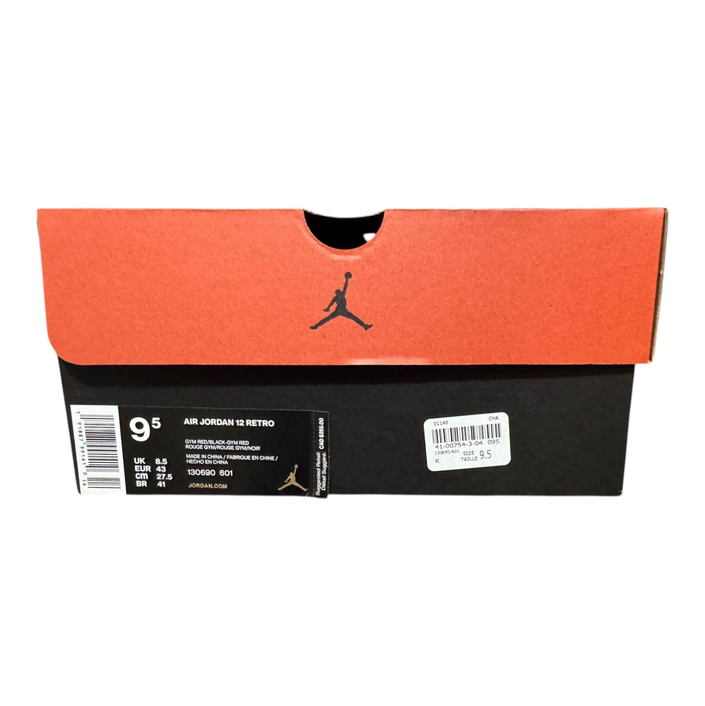 Jordan 12 Gym Red Size 9.5 (130690 601)