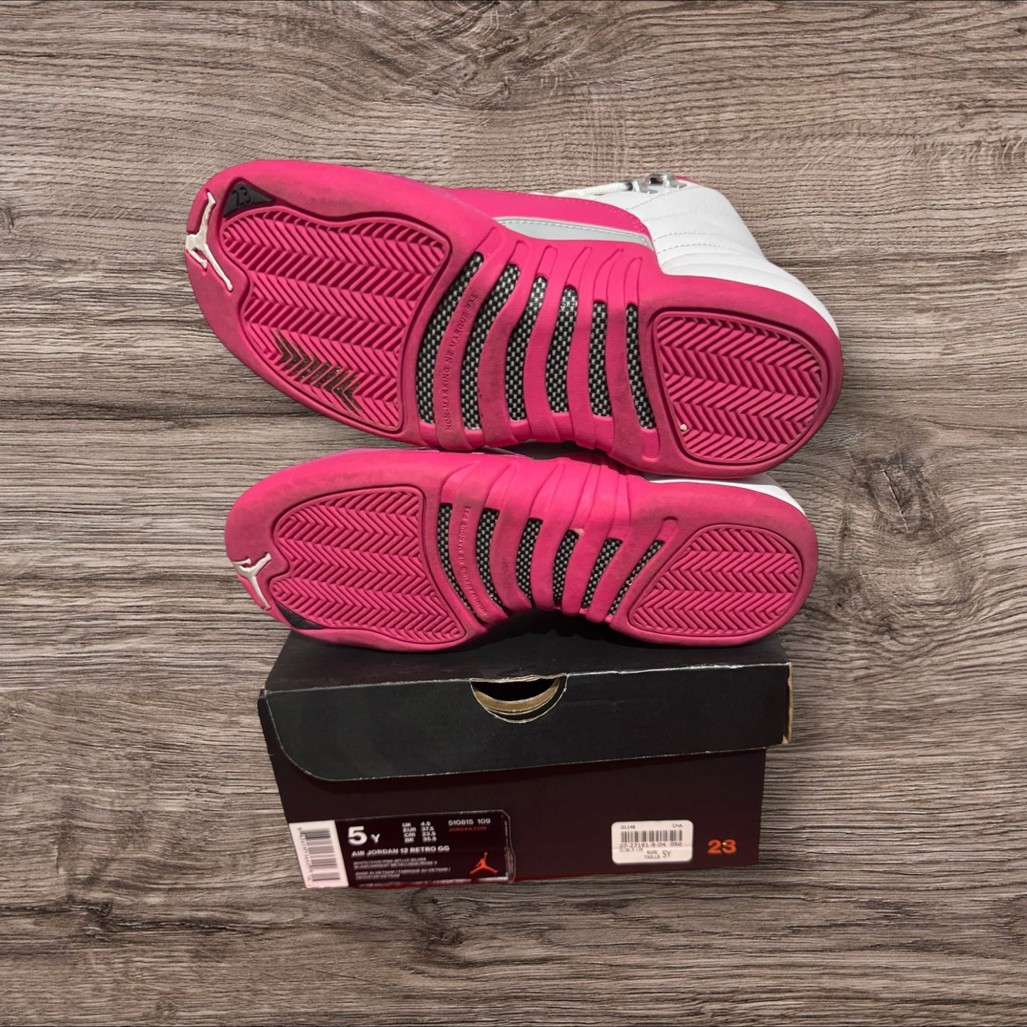 GS Jordan 12 Dynamic Pink Size 5Y (510815 109)