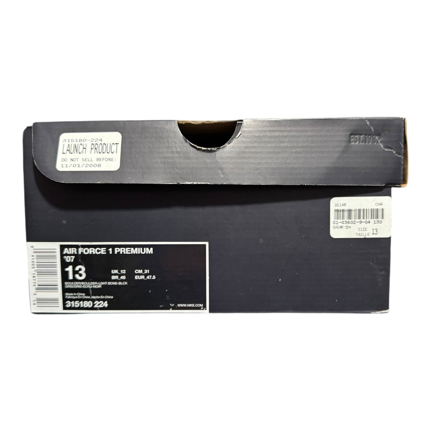 DS Air Force 1 Boulder Brown Size 13 (315180 224)