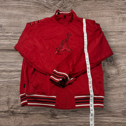 Jordan Red Track Jacket Size Large