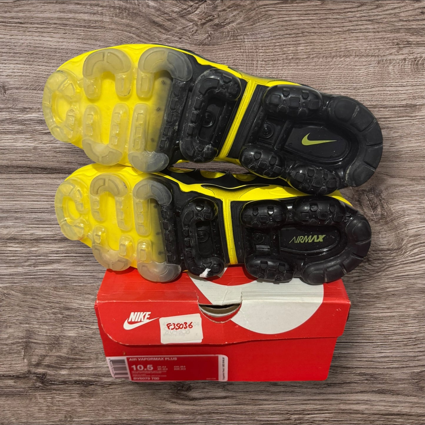 Nike Vapormax Plus Bumblebee Size 10.5 (BV6079 700)