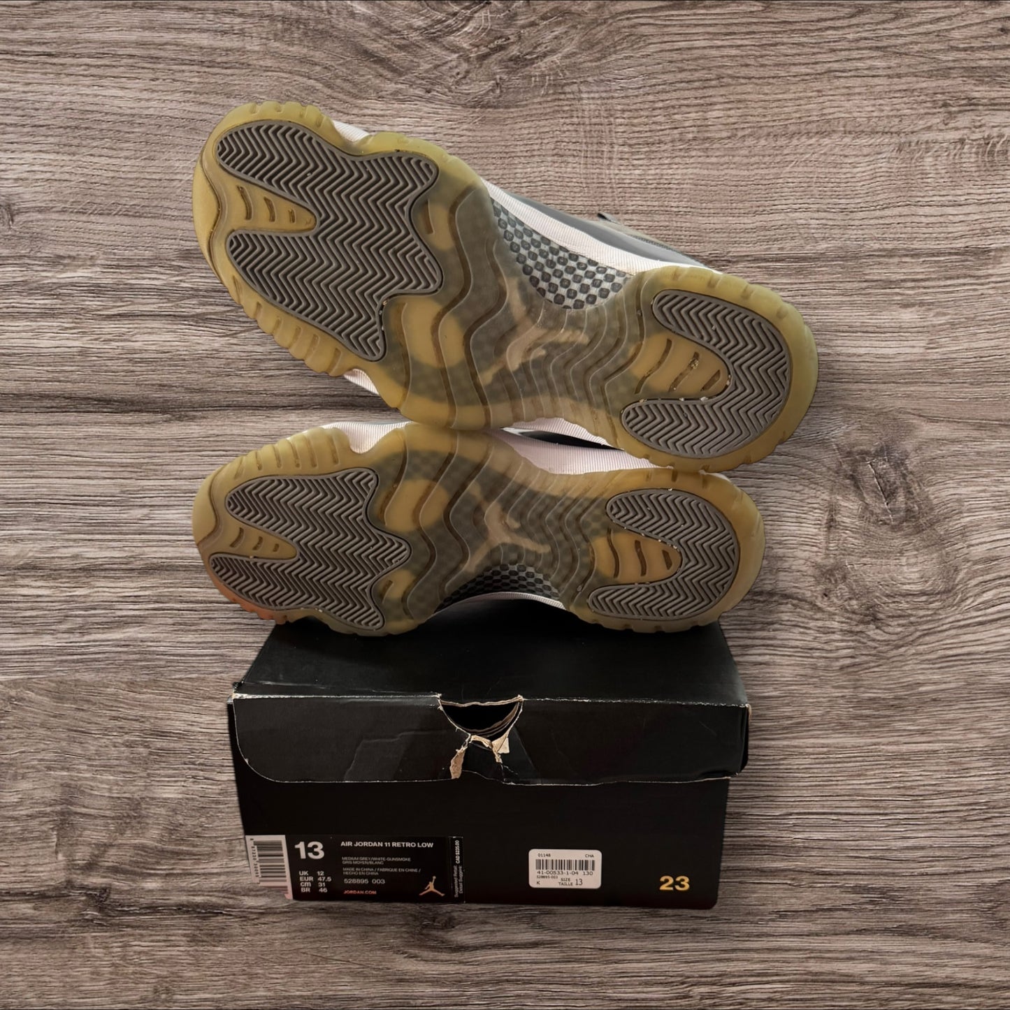 Jordan 11 Low Cool Grey Size 13 (528895 003)