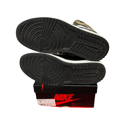 Jordan 1 Patent Gold Toe Size 9 (861428 007)