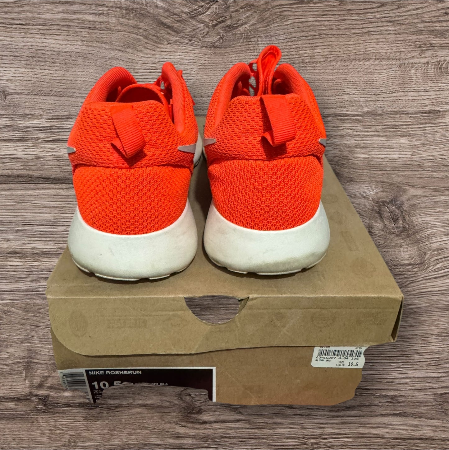 Nike Roshe One Orange Size 10.5 (511881 800)