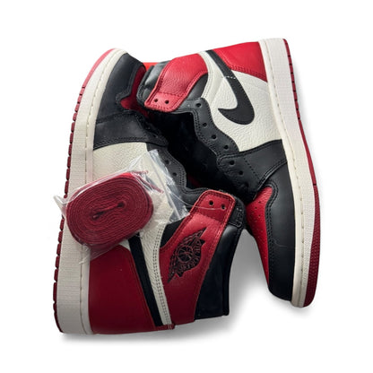 DS Jordan 1 Bred Toe Size 9.5 (555088-610)