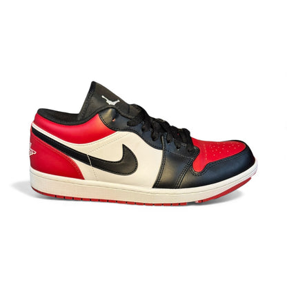 Jordan 1 Low Bred Toe Size 10.5 (553558 612)