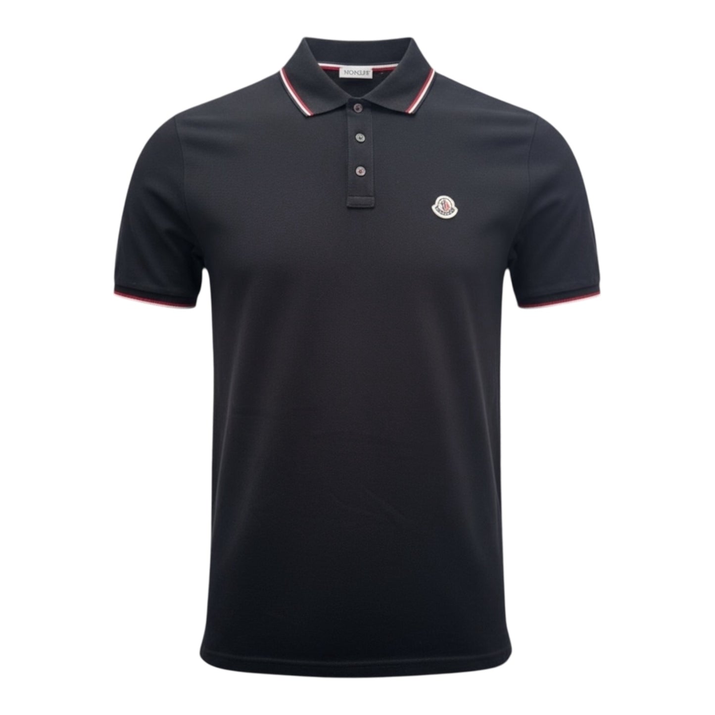 Moncler Black Polo Shirt