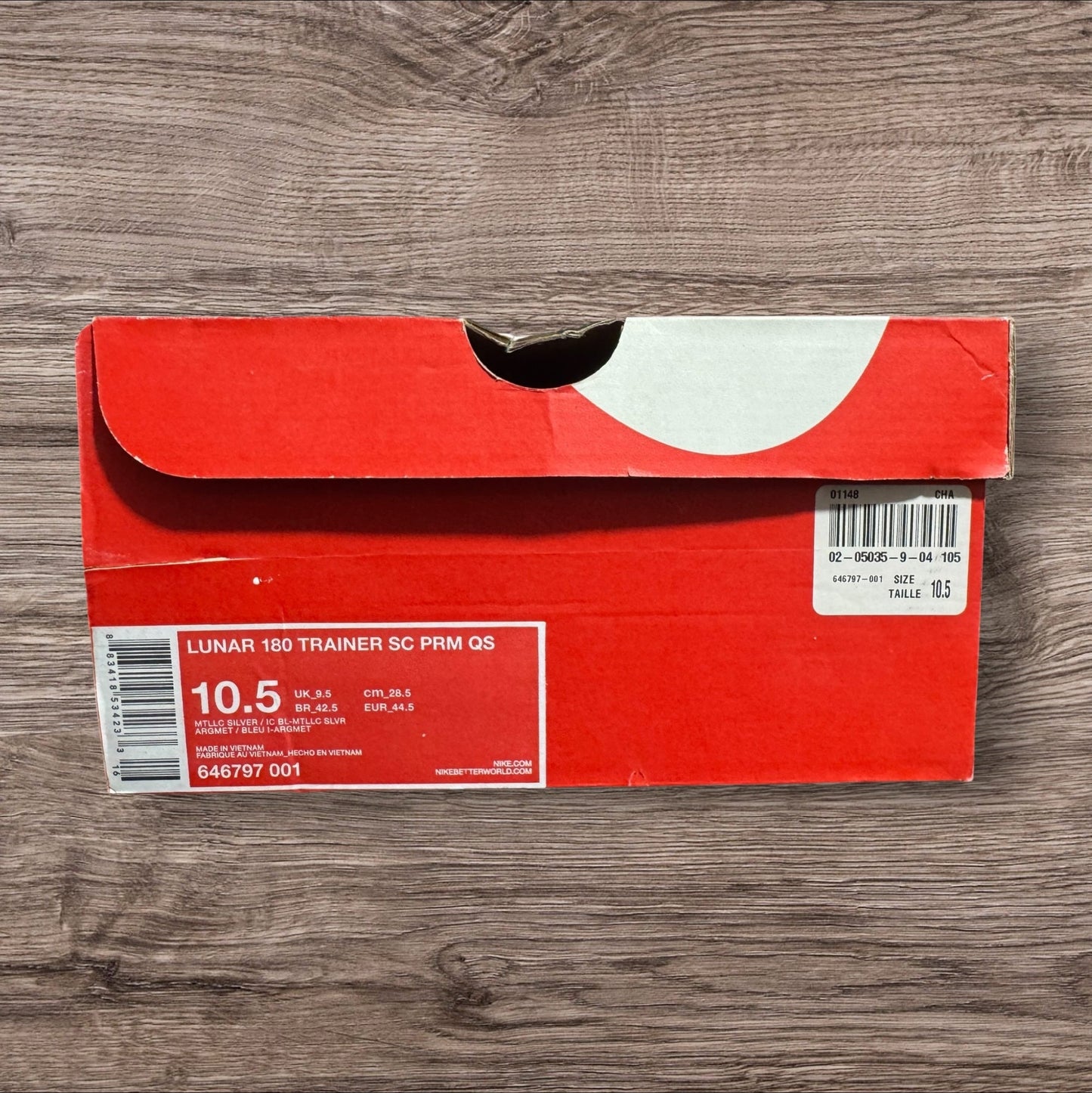 Nike Lunar 180 Trainer Super Bowl Size 10.5 (646797 001)