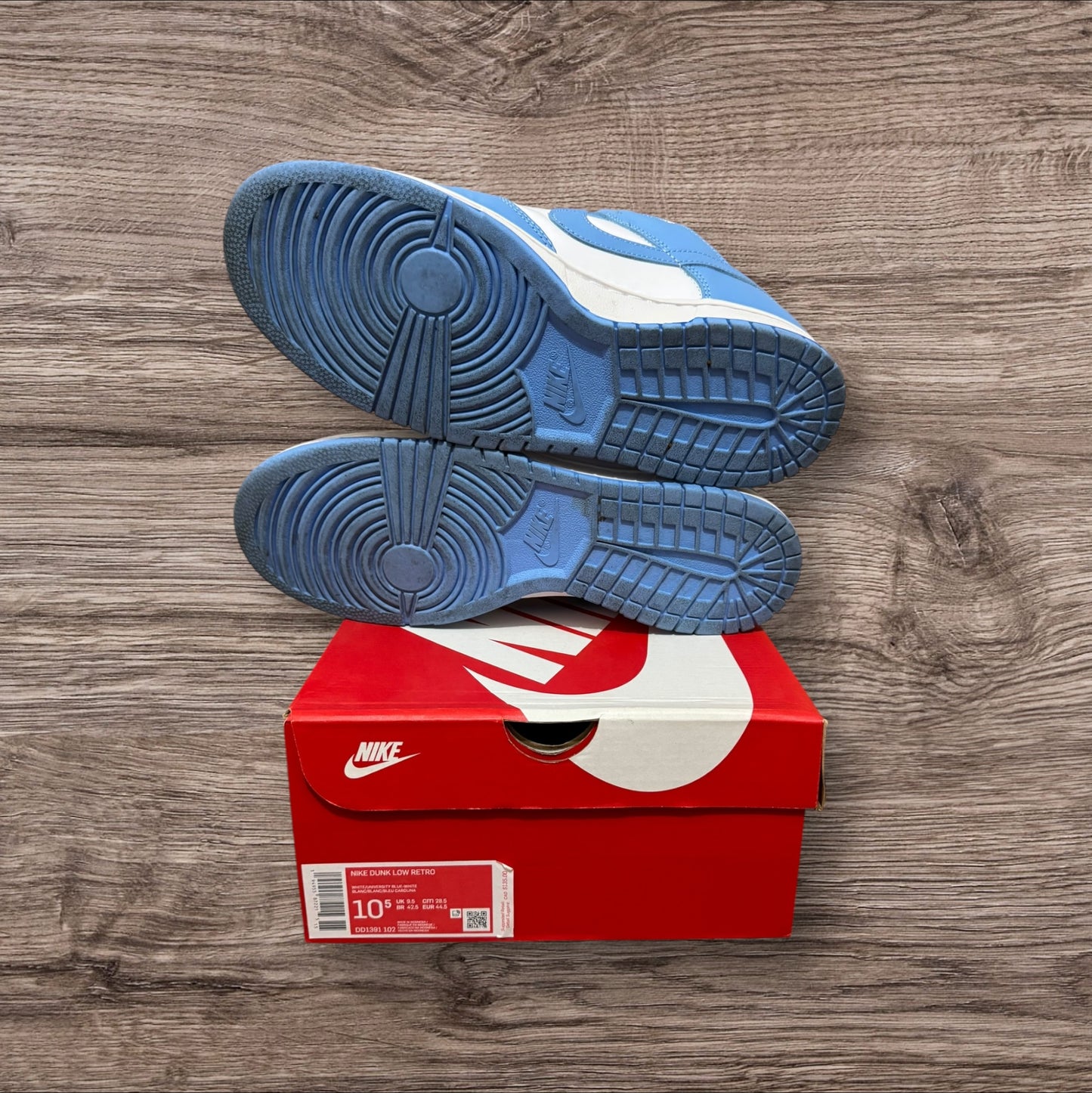 Nike Dunk Low UNC (2021) Size 10.5 (DD1391 102)