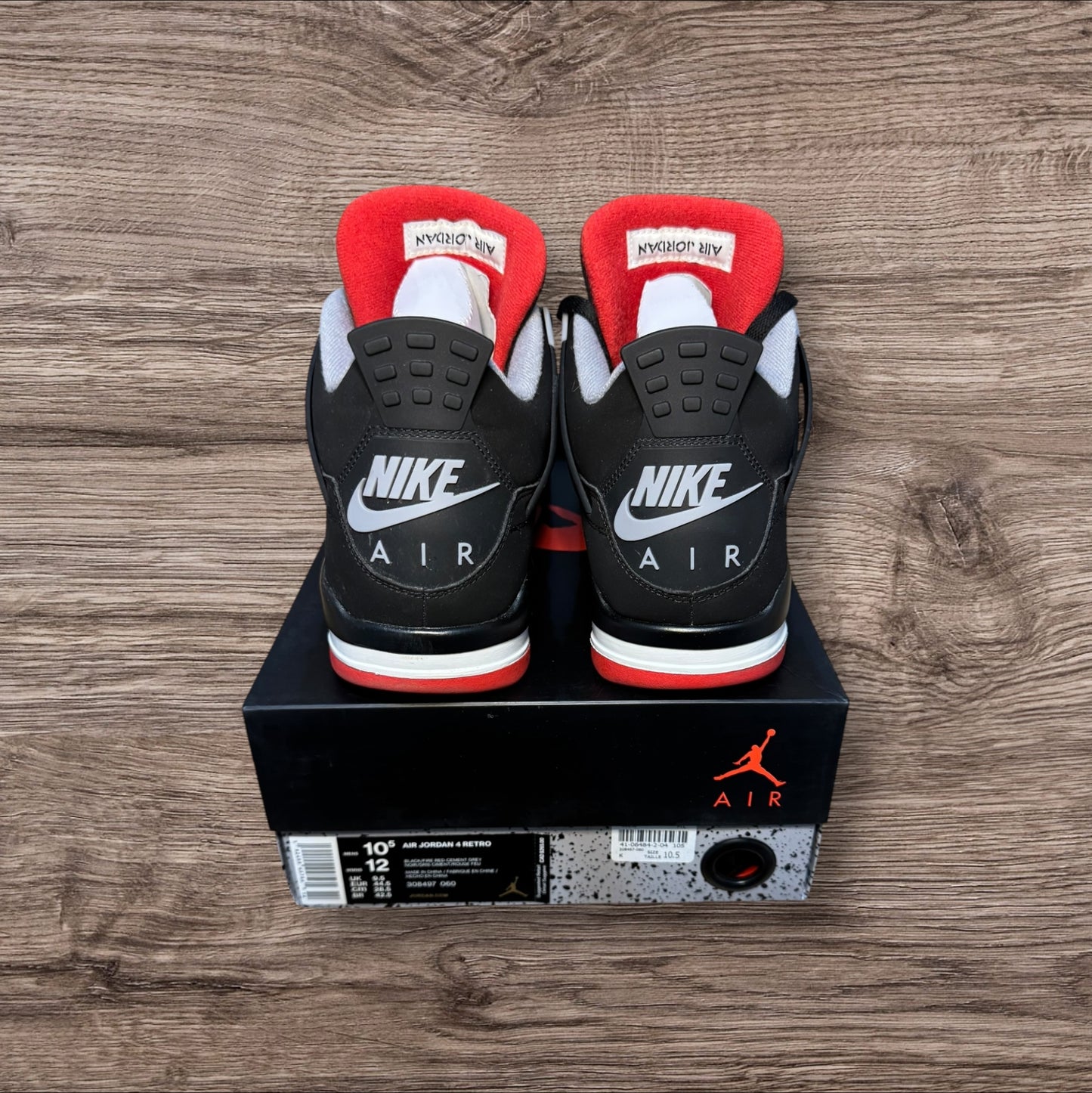 Jordan 4 Bred 2019 Size 10.5 (308497 060)