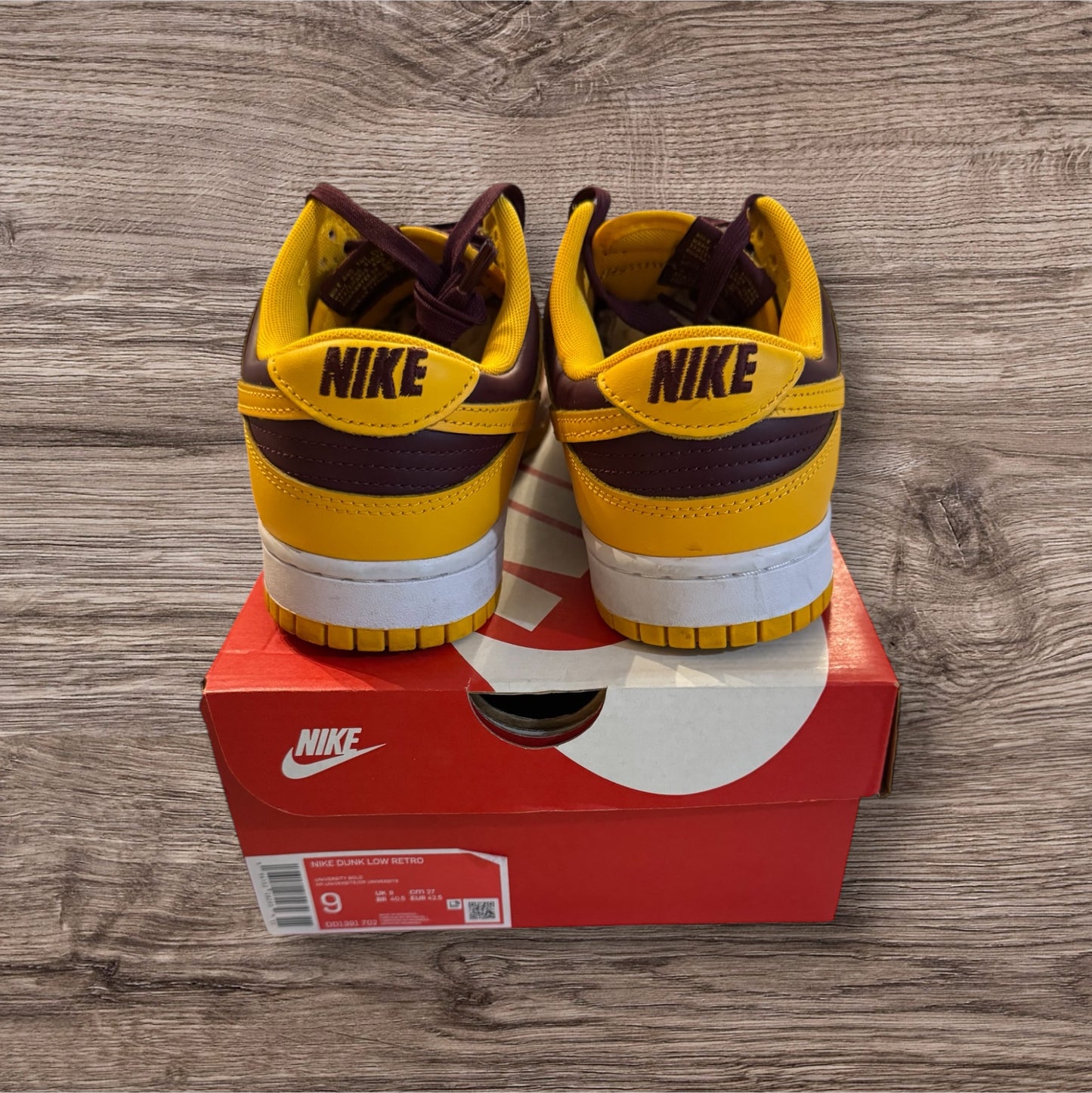 Nike Dunk Low Arizona State Size 9 (DD1391 702)