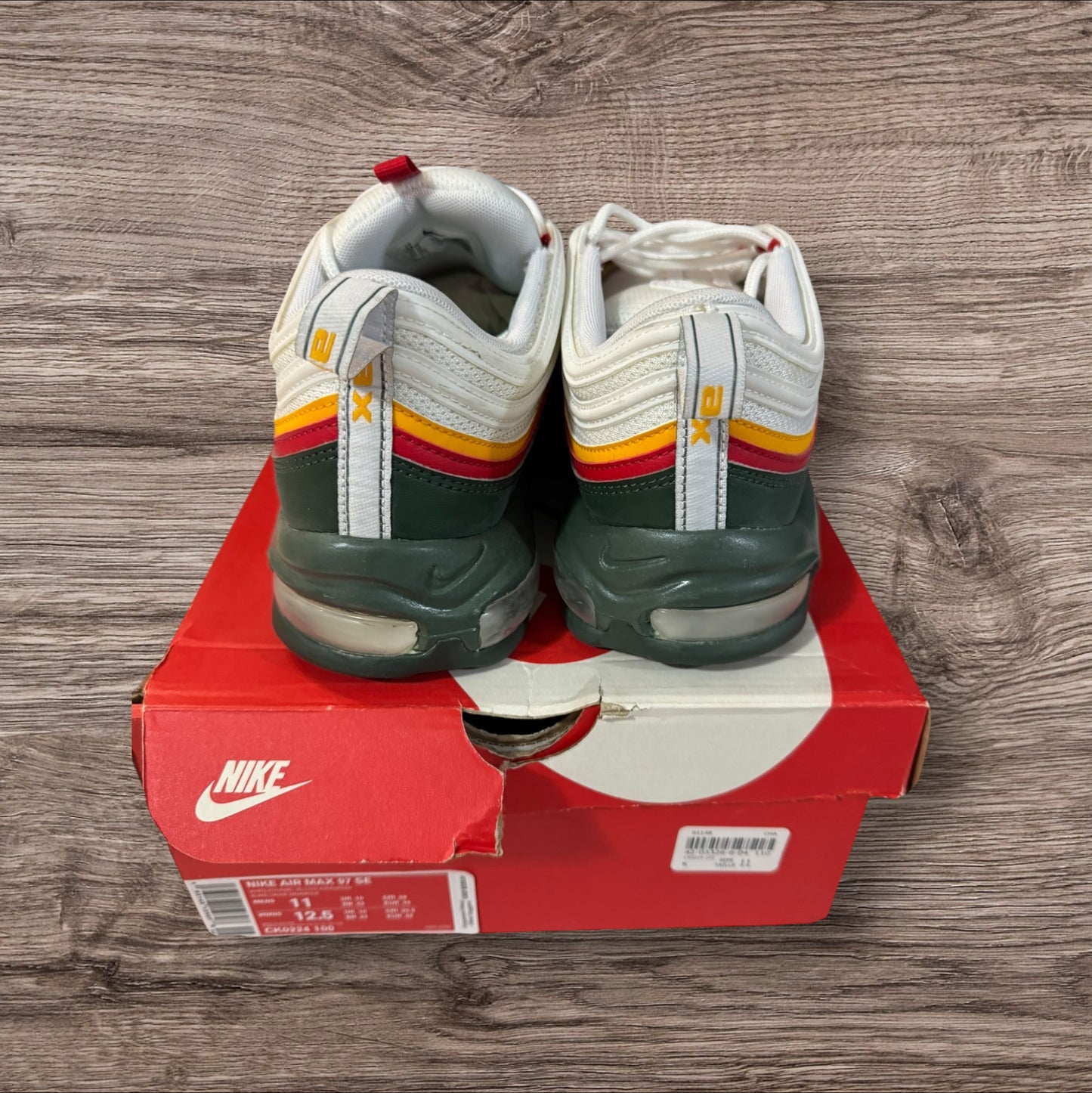 Nike Air Max 97 SE Ratatouille Size 11 (CK0224 100)