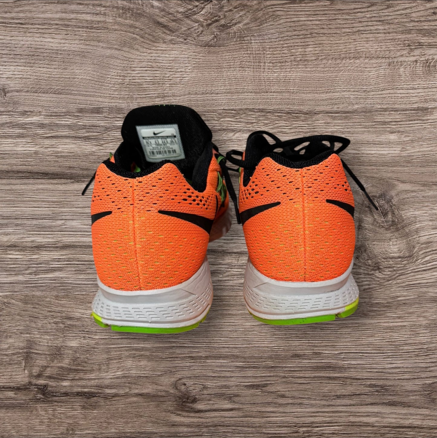 Nike Aim Zoom Pegasus 32 Orange Size 10.5 (No Box 749340-803)