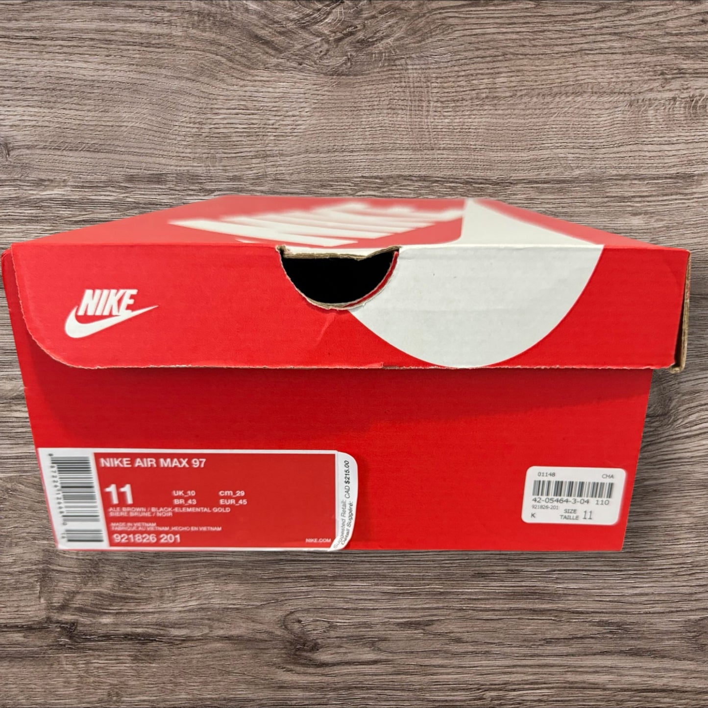 Nike Air Max 97 Brown Size 11 (921826 201)