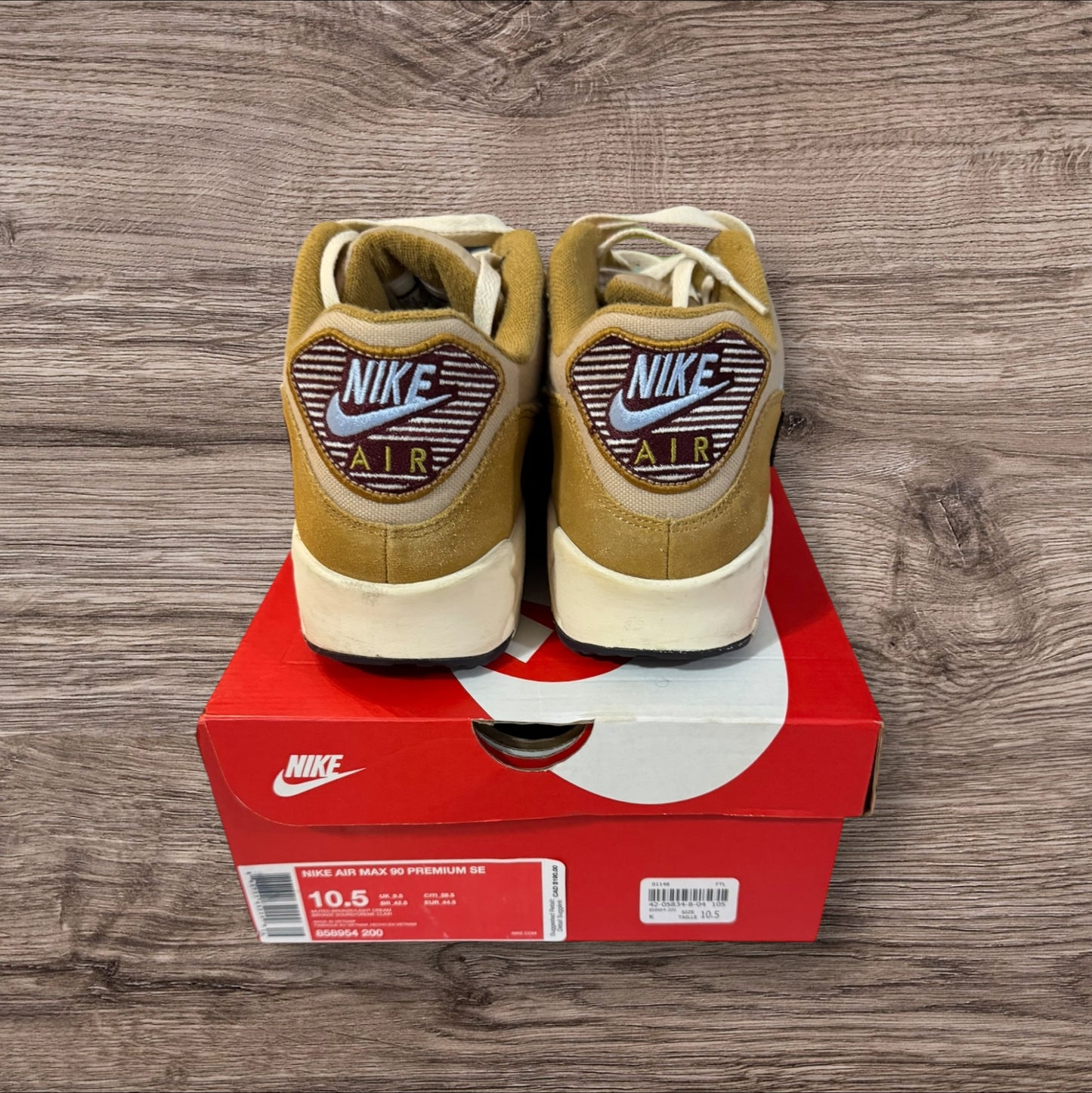 Nike Air Max 90 Muted Bronze Size 10.5 (858954 200)