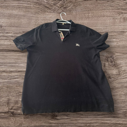 Burberry Black Polo Shirt