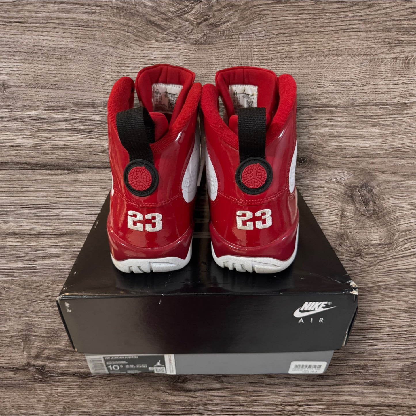 Jordan 9 Gym Red Size 10.5 (302370 160)