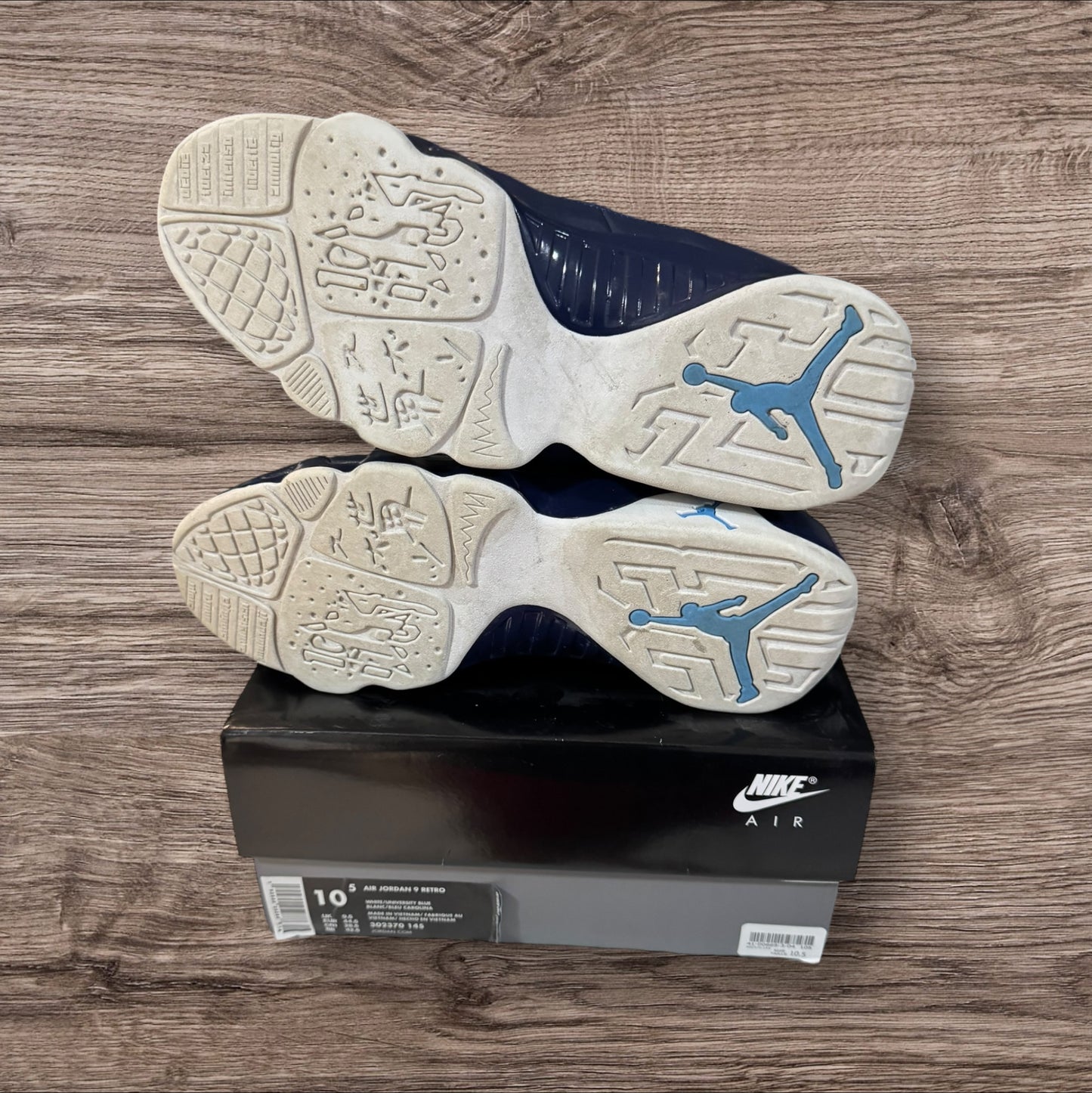 Jordan 9 Pearl Blue Size 10.5 (302370 145)