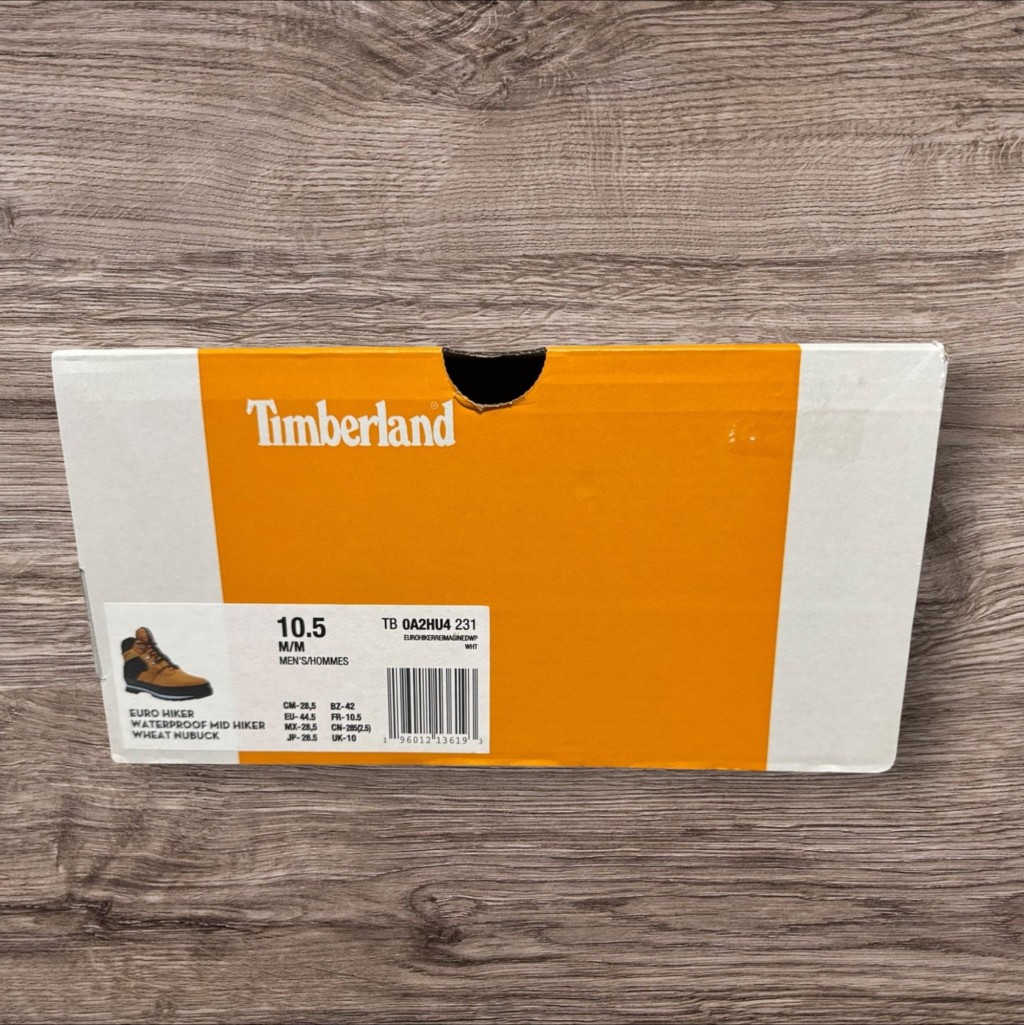 Timberland Euro Hiker Size 10.5