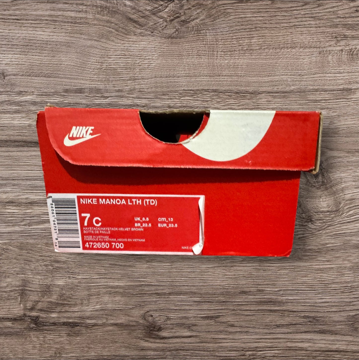 DS Infant Nike Manoa Size 7C (472650 700)
