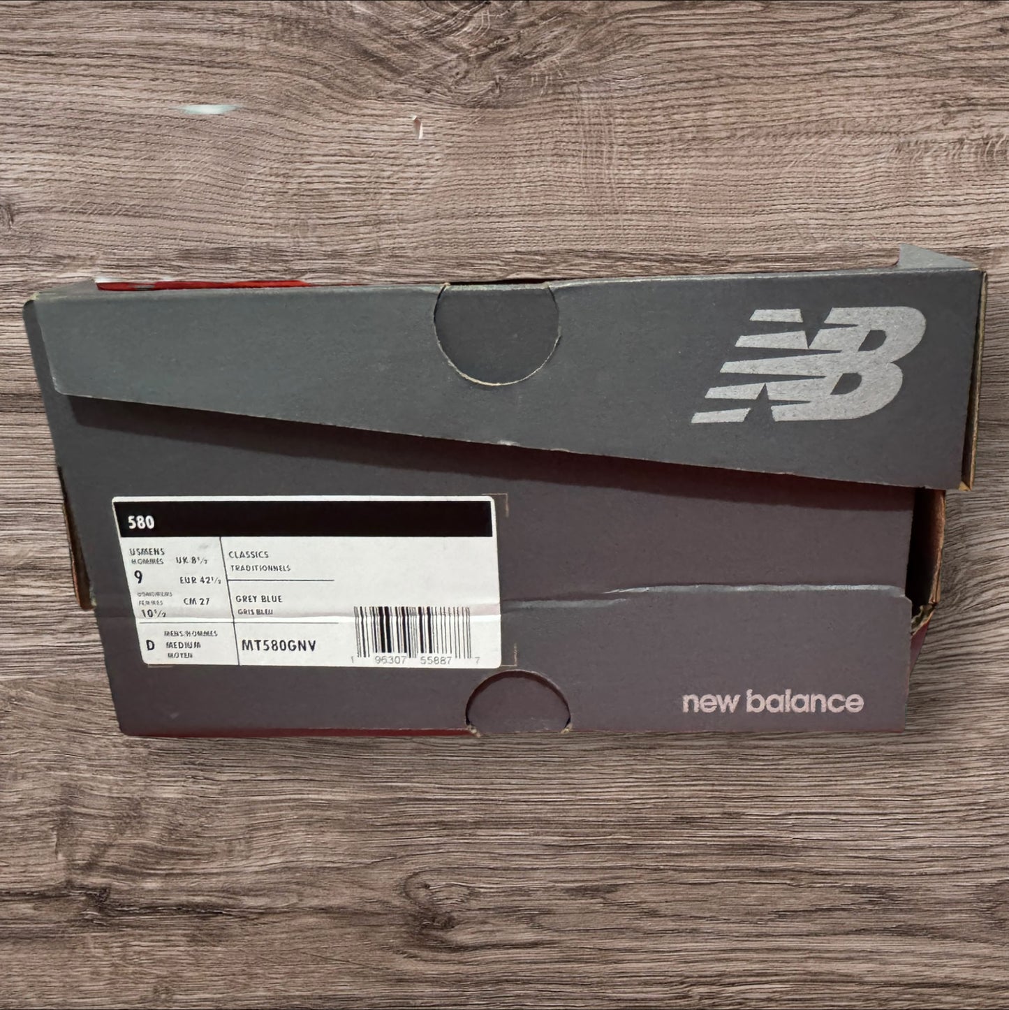 New Balance 580 Nimbus Cloud Size 9 (MT580GNV)