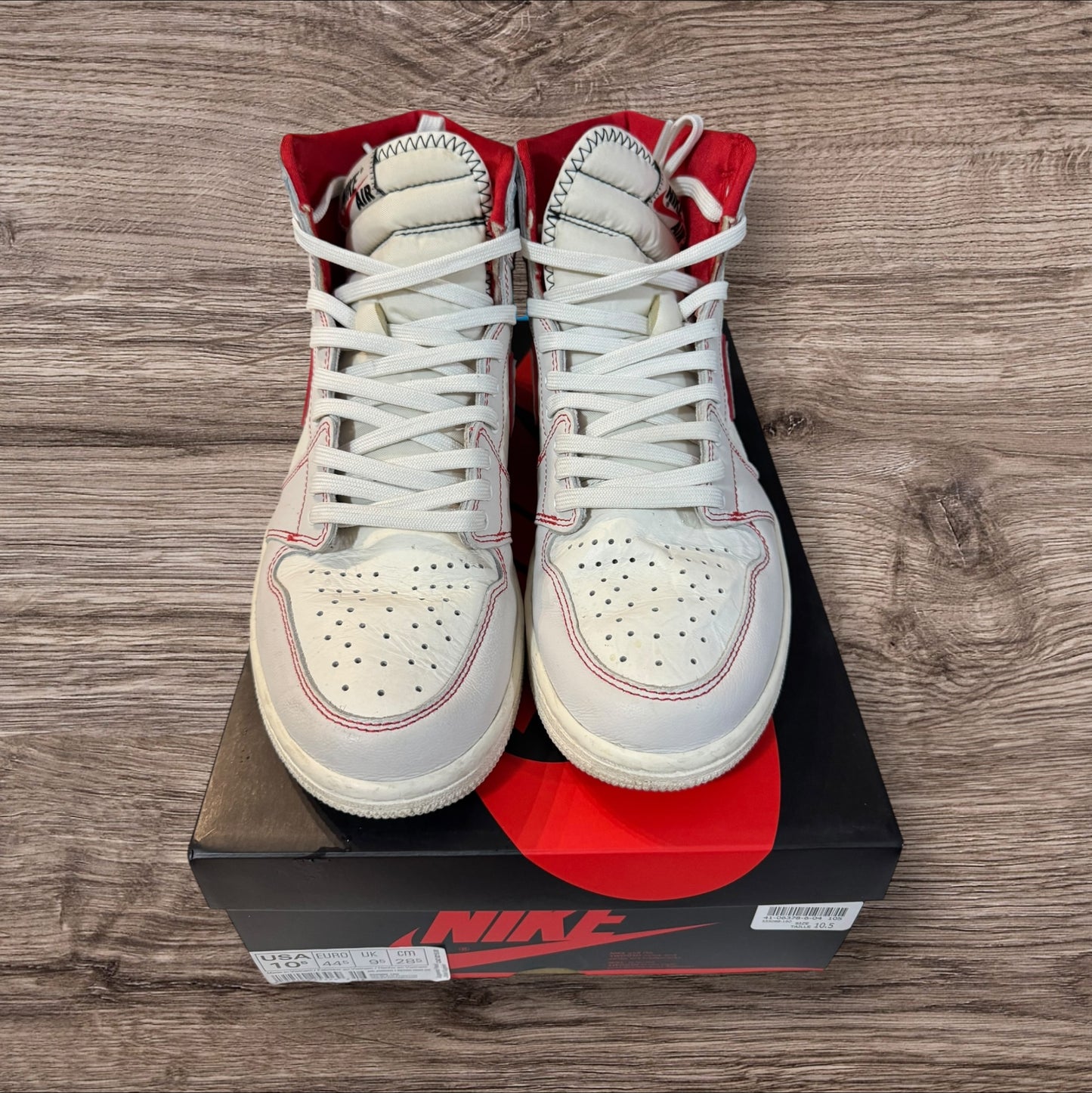 Jordan 1 High Phantom Gym Red Size 10.5 (555088 160)