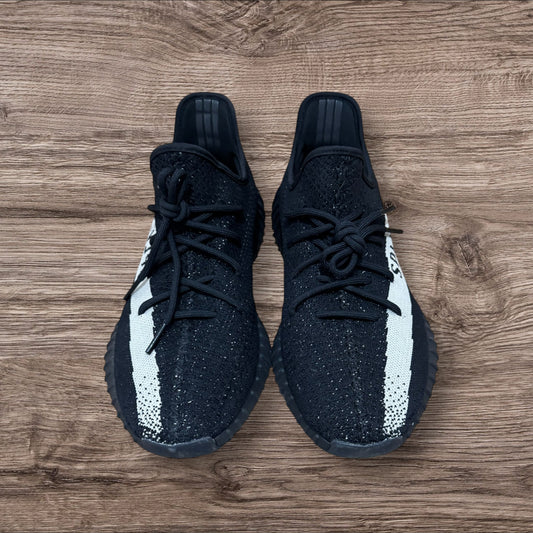 Adidas Yeezy 350 V2 Core Black White Size 13 (BY1604)