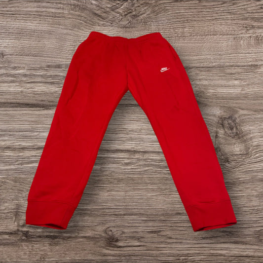 Nike Red Club Fleece Pants Size Large