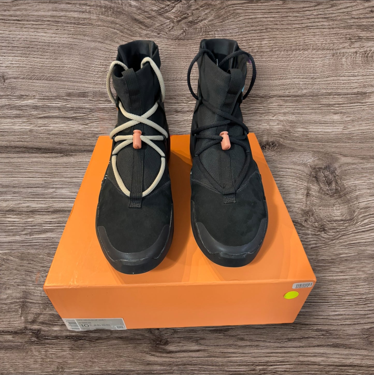 Nike Fear of God 1 Triple Black Size 10.5 (AR4237 005)