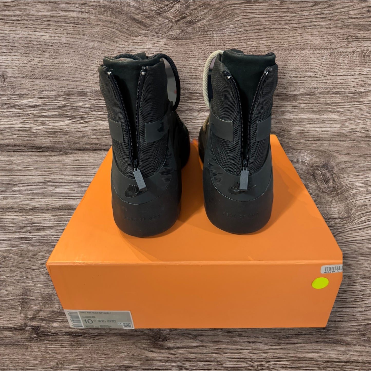 Nike Fear of God 1 Triple Black Size 10.5 (AR4237 005)