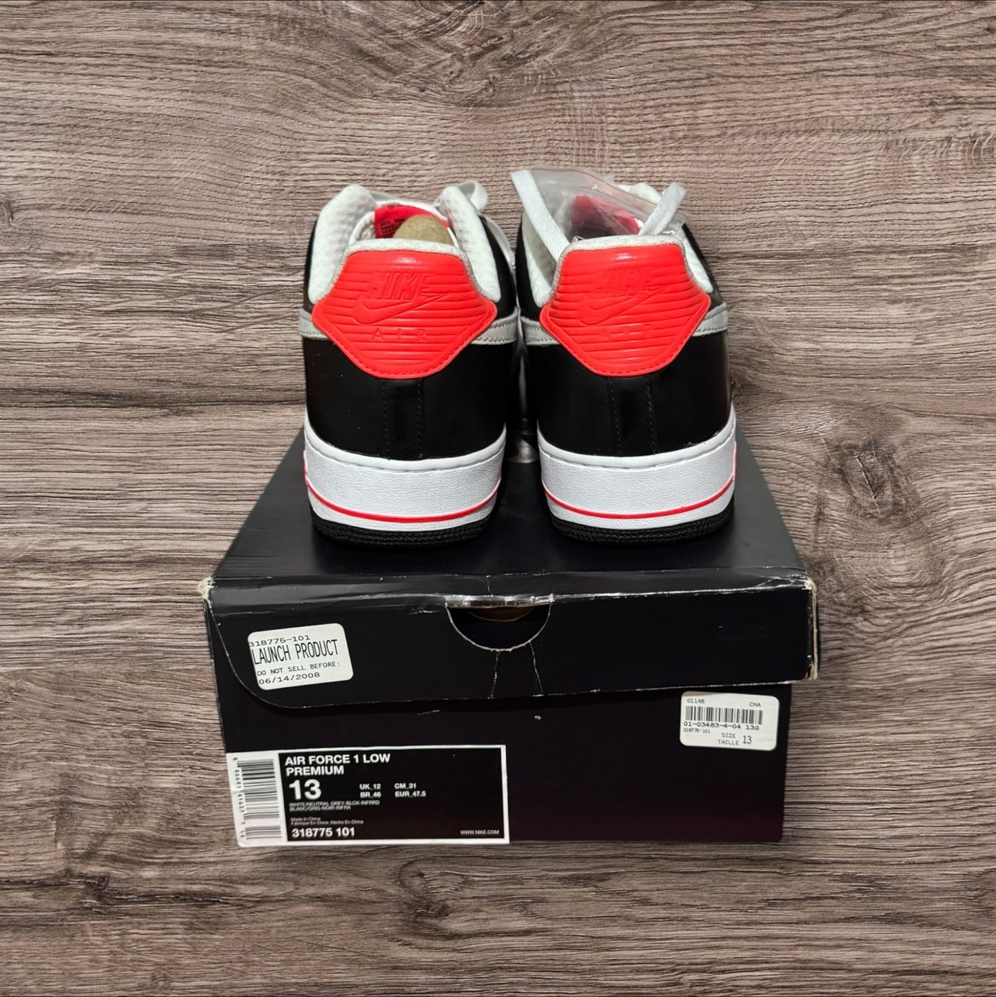DS Air Force 1 Low Infrared Size 13 (318775 101)