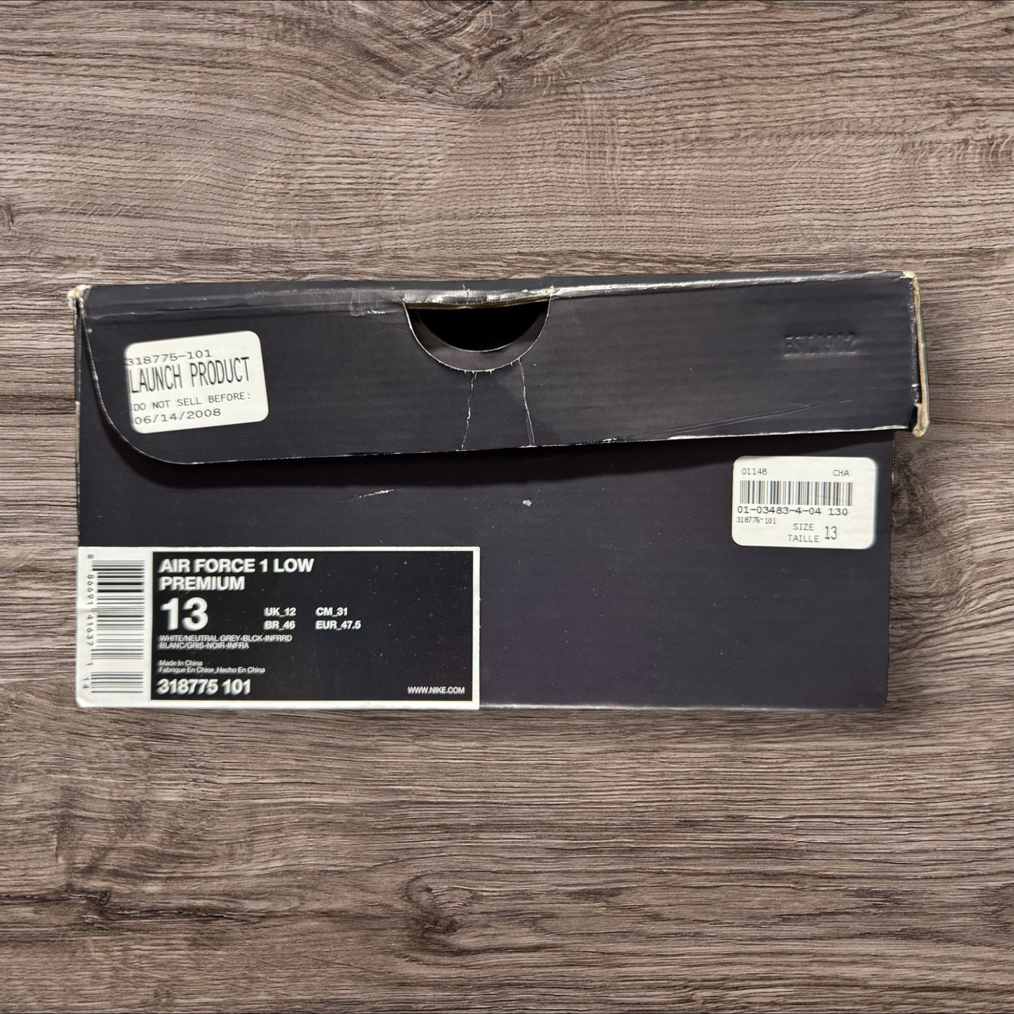 DS Air Force 1 Low Infrared Size 13 (318775 101)
