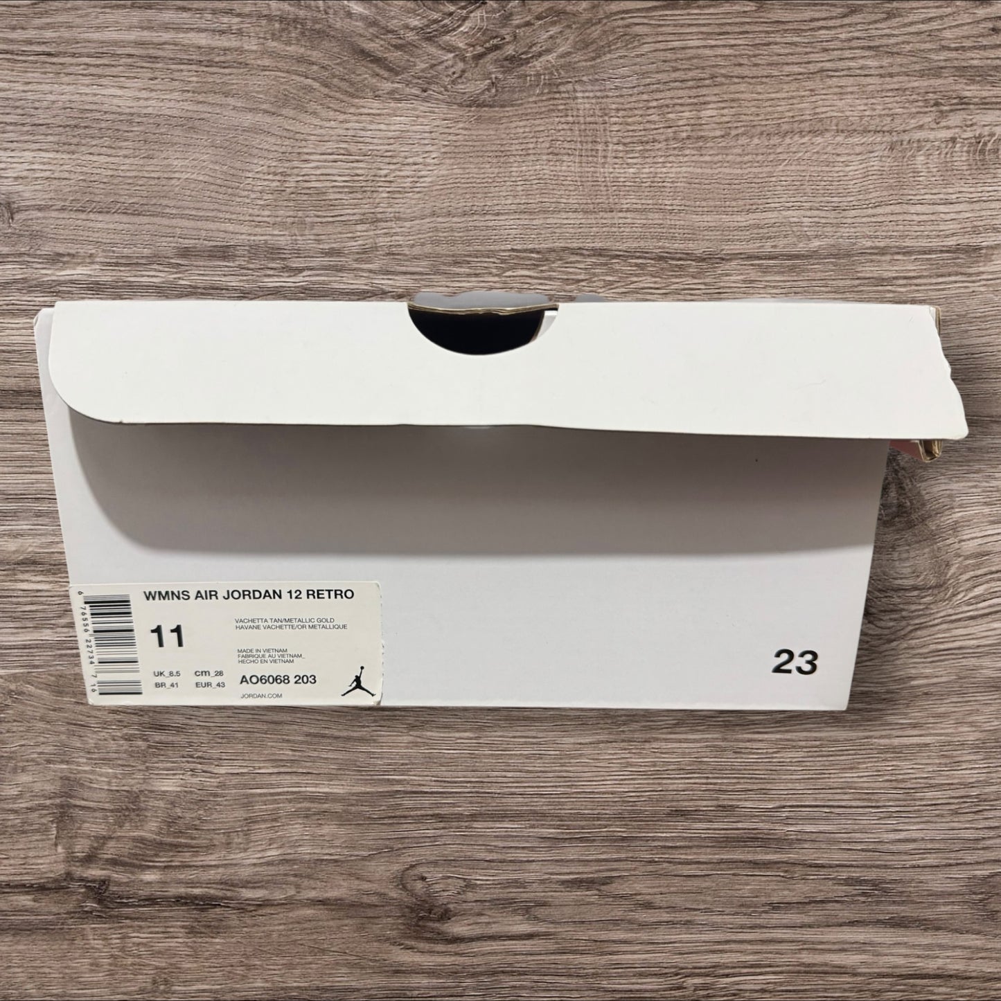 Jordan 12 Vachetta Tan Size 9 (A06068 203)
